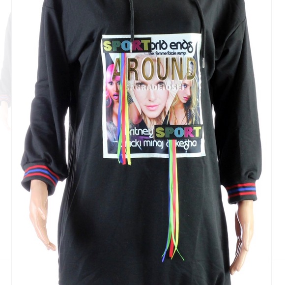 Graphic Hoodie Sweater - Picture 4 of 4